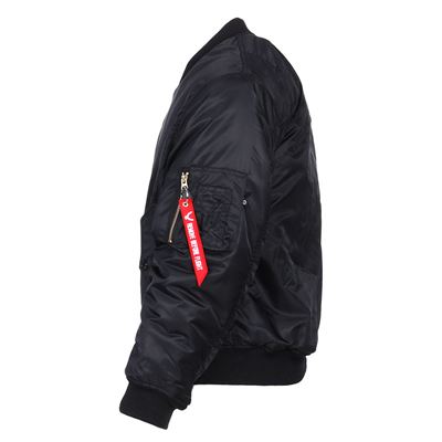 Pilotná bunda US MA1 BOMBER MAROON – FIALOVÁ FOSTEX 1214011-B 2