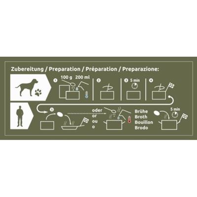 Dávka potravinová FOOD-4DOX 2 porcie 200 g CONVAR™ Feldküche 121620 4
