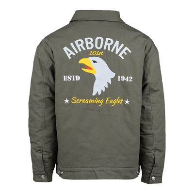 Bunda HERITAGE AIRBORNE s výšivkou ZELENÁ FOSTEX 129806 5