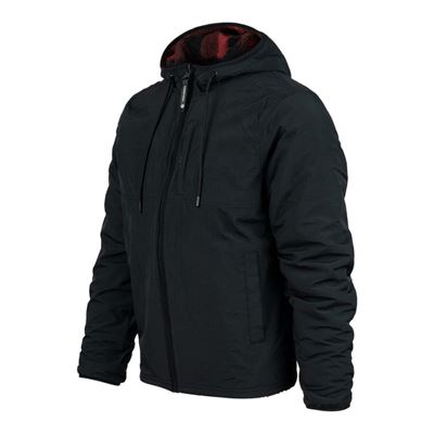 Bunda obojstranná SHERPA SOFTSHELL ČIERNO/ČERVENÁ