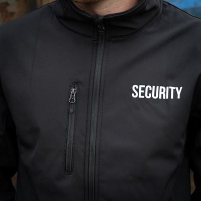 Bunda SECURITY softshell ČIERNA