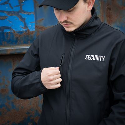 Bunda SECURITY softshell ČIERNA