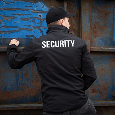 Bunda SECURITY softshell ČIERNA