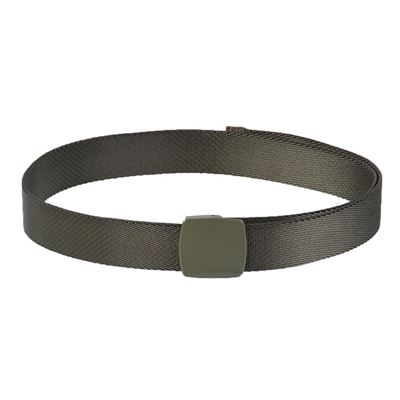 Rýchlo elastický opasok na nohavice s plastovou prackou YKK® ZELENÝ