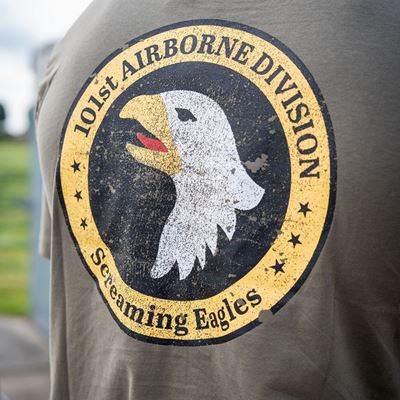 Tričko 101st Airborne Roundel ZELENÉ FOSTEX 133657 3