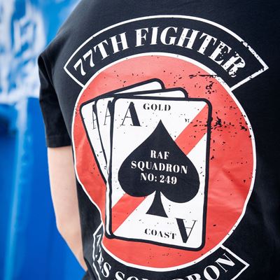 Tričko 77th Aces Fighter Squadron ČIERNE FOSTEX 133663 4