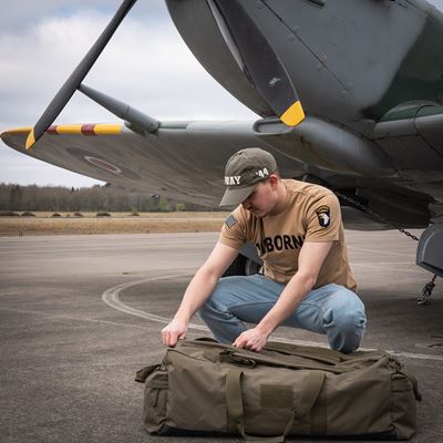 Tričko AIRBORNE s nášivkou 101. divízie na rukáve SAND FOSTEX 133670-P 8