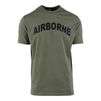 Tričko AIRBORNE s nášivkou 101. divízie na rukáve ZELENÉ FOSTEX 133670-Z 2