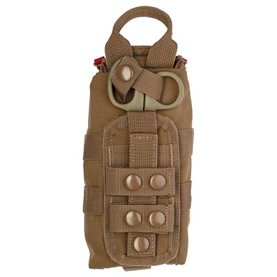 Puzdro zdravotní IFAK zips LASER CUT MOLLE vrátane nožníc DARK COYOTE MIL-TEC® 13491219 2