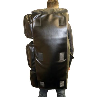 Vak lodní britský - taška 80l TACTICAL s popruhy ČERNÝ