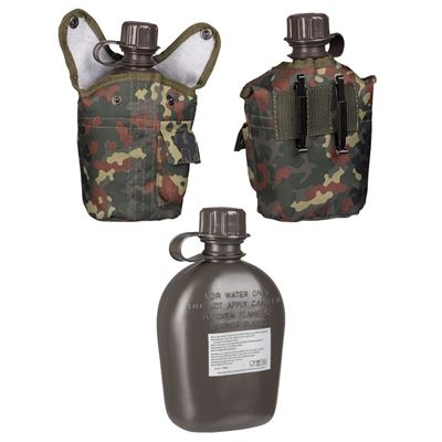 Fľaša poľná US IMPORT 1l s obalom FLECKTARN