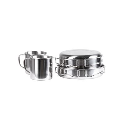 Set jedálenského riadu nerezový 8 dielny MIL-TEC® 14648300 2