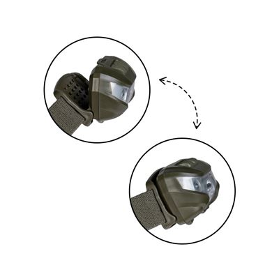 Svietidlo čelovka LED CREE XPE OLIV MIL-TEC® 15168001 2
