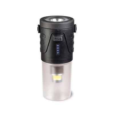 Lampa dobíjateľná 410 lm IPX 4 ČIERNE MIL-TEC® 15196500 2