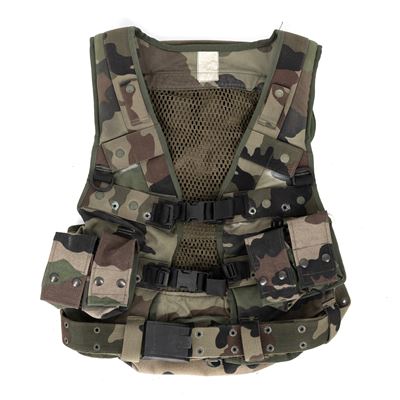 Vesta taktická ASSAULT COMBAT francúzska so sumkami CCE TARN použitá
