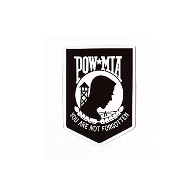 Samolepka POW/MIA na sklo zvnútra