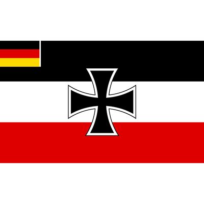 Vlajka Nemecká ríša s krížom