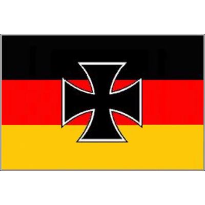Vlajka Nemecko s krížom