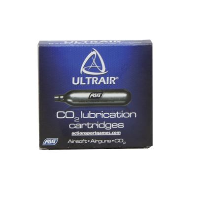 Náplň CO₂ 12 g, 5 ks, so silikónom