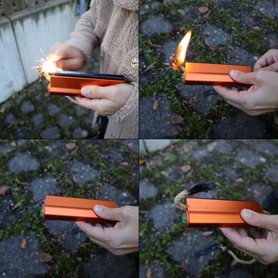 Multifunkčné kresadlo SURVIVAL ORANŽOVÉ Origin Outdoors 179776 5