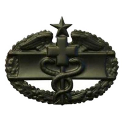 Odznak US COMBAT MEDICAL 2nd AWARD ČIERNY