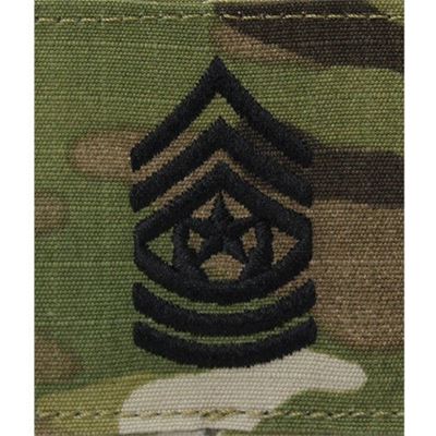Nášivka hodnosti Command  Sergeant Major E-9 VELCRO OCP®