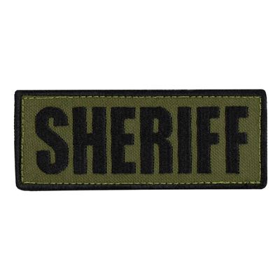 Nášivka SHERIFF 12,7 x 5 cm ČIERNA