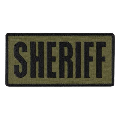 Nášivka SHERIFF 15,2 x 7,6 cm ČIERNA