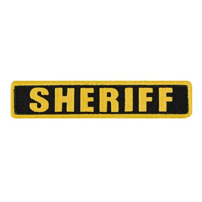 Nášivka SHERIFF 12,7 x 2,5 cm ŽLTÁ