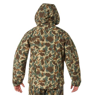 Bunda TACTICAL s kapucňou softshell FRED BEAR CAMO