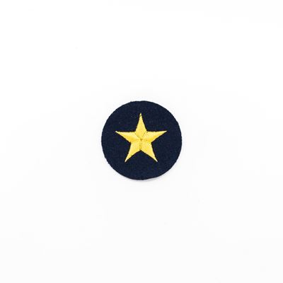 Nášivka námorných jednotiek NVA kruh hviezda MODRÁ