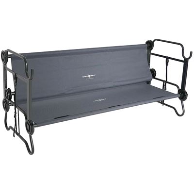 Posteľ/poschodová posteľ CAM-O-BUNK L antracitová DISC-O-BED 19791A-L 2
