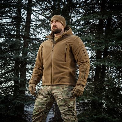 Fleecová bunda s kapucňou Windblock DIVISION Gen.II COYOTE M-TAC 20413017 19