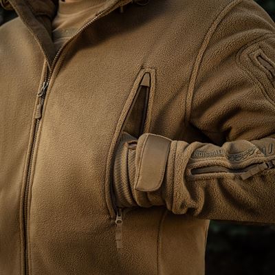 Fleecová bunda s kapucňou Windblock DIVISION Gen.II COYOTE M-TAC 20413017 16