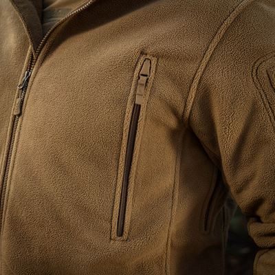 Fleecová bunda s kapucňou Windblock DIVISION Gen.II COYOTE M-TAC 20413017 15