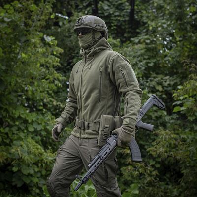 Fleecová bunda s kapucňou Windblock DIVISION Gen.II ZELENÁ M-TAC 20413062 23