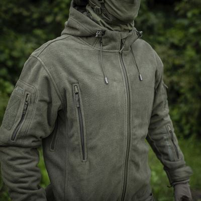 Fleecová bunda s kapucňou Windblock DIVISION Gen.II ZELENÁ M-TAC 20413062 18