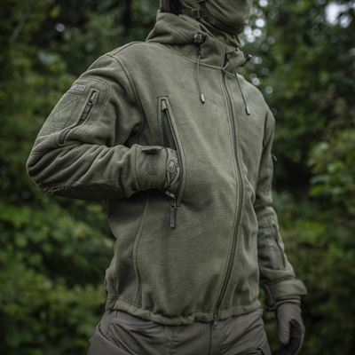 Fleecová bunda s kapucňou Windblock DIVISION Gen.II ZELENÁ M-TAC 20413062 16