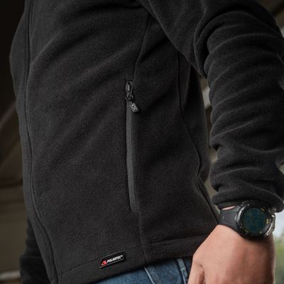 Mikina so zipsom NORD fleece Polartec® ČIERNA M-TAC 20467002 8