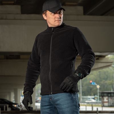 Mikina so zipsom NORD fleece Polartec® ČIERNA M-TAC 20467002 16