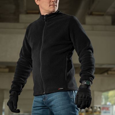 Mikina so zipsom NORD fleece Polartec® ČIERNA M-TAC 20467002 13
