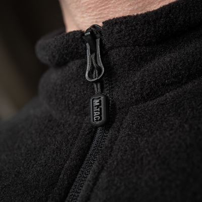 Mikina so zipsom NORD fleece Polartec® ČIERNA M-TAC 20467002 12