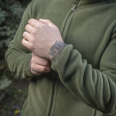 Mikina so zipsom NORD fleece Polartec® ZELENÁ M-TAC 20467064 5