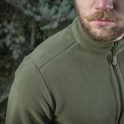 Mikina so zipsom NORD fleece Polartec® ZELENÁ M-TAC 20467064 4