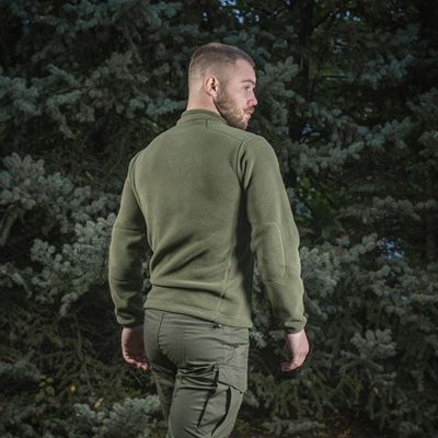Mikina so zipsom NORD fleece Polartec® ZELENÁ M-TAC 20467064 12