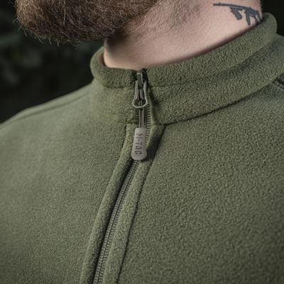 Mikina so zipsom NORD fleece Polartec® ZELENÁ M-TAC 20467064 10