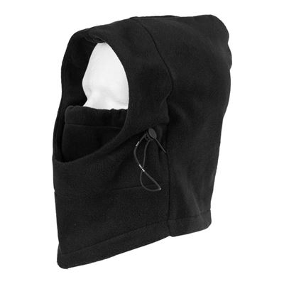 Kukla balaclava POLAR fleece ČIERNA