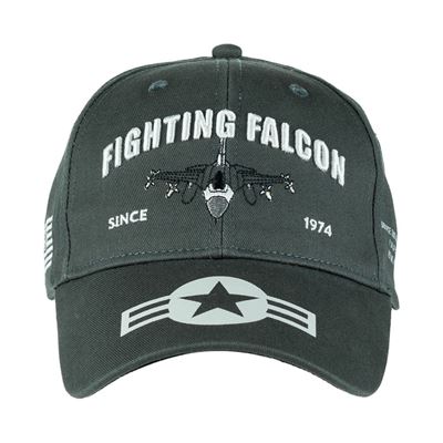 Čiapka BASEBALL F-16 FALCON ŠEDÁ FOSTEX 215066 2