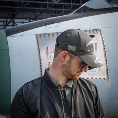 Čiapka BASEBALL F-16 FALCON ŠEDÁ FOSTEX 215066 6