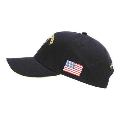 Čiapka BASEBALL US CAVALRY WWII 3D ČIERNÁ